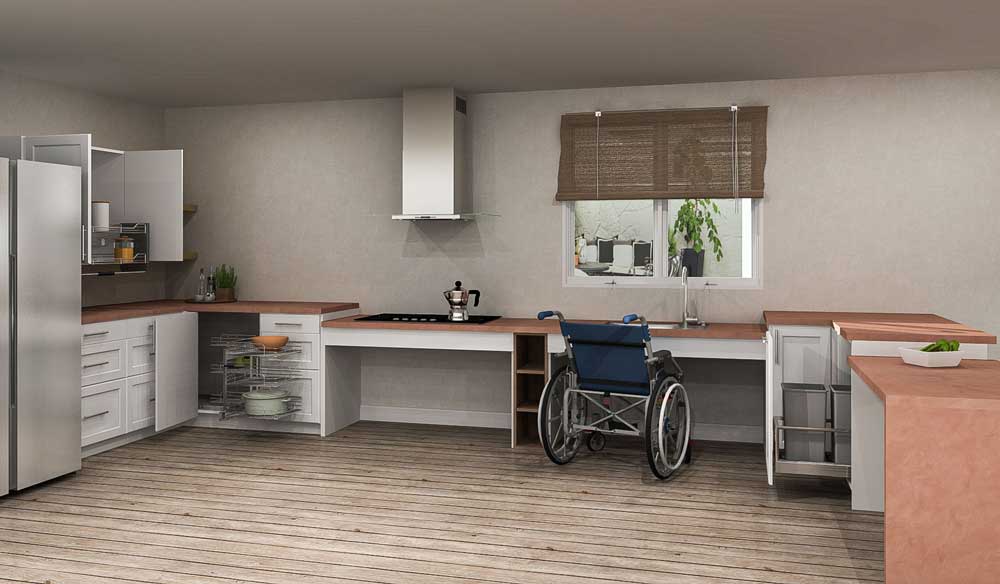 accessible sinks and countertops