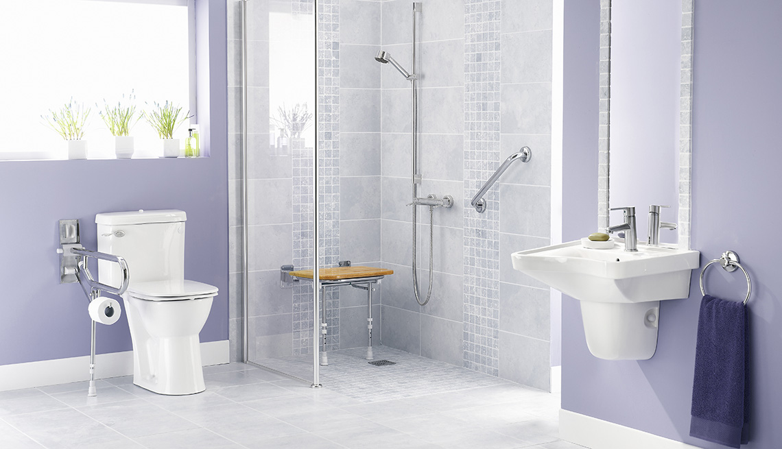 safe bathroom counter design