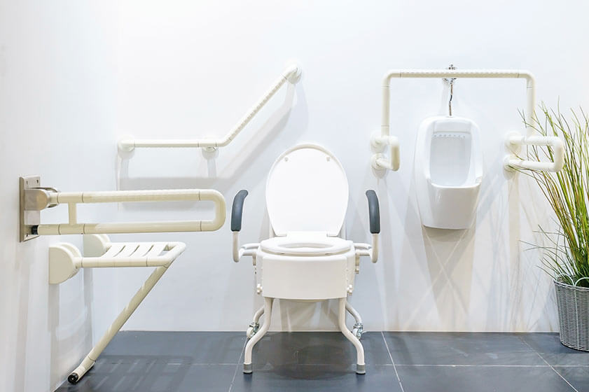 bathroom flooring for wheelchair users